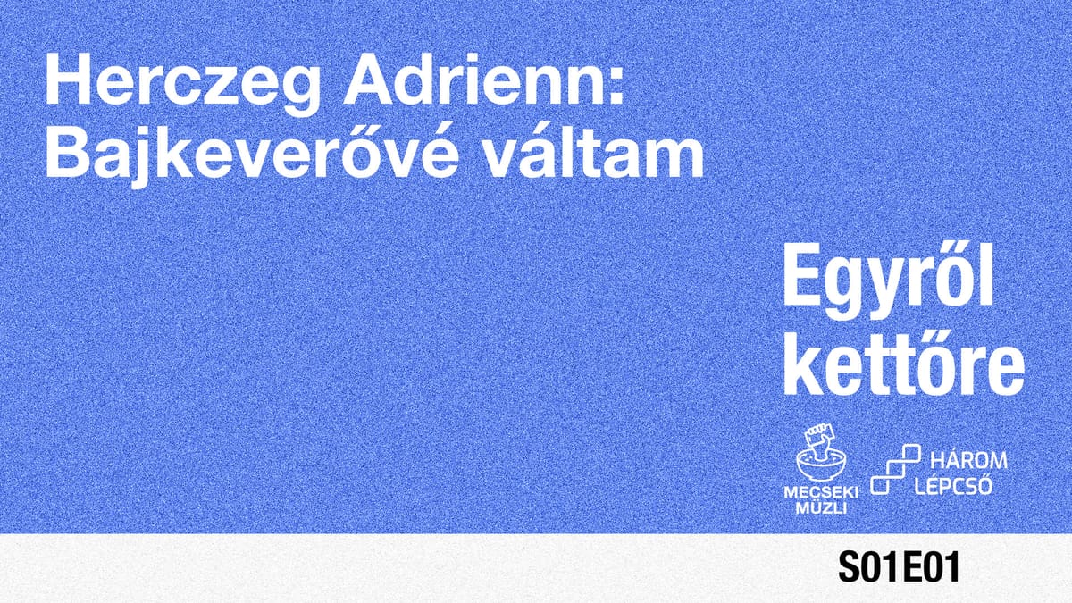 Herczeg Adrienn: Bajkeverővé váltam // Egyről kettőre podcast S01E01