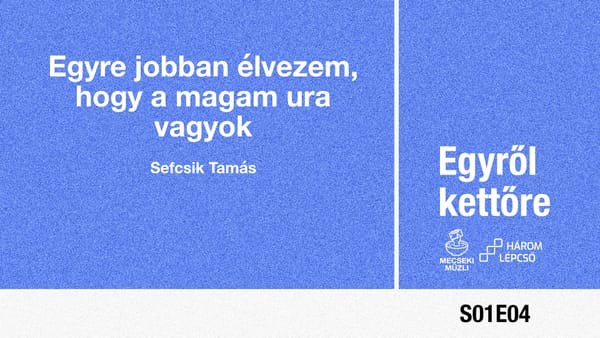 Egyre jobban élvezem, hogy a magam ura vagyok – Sefcsik Tamás // Egyről kettőre podcast 04